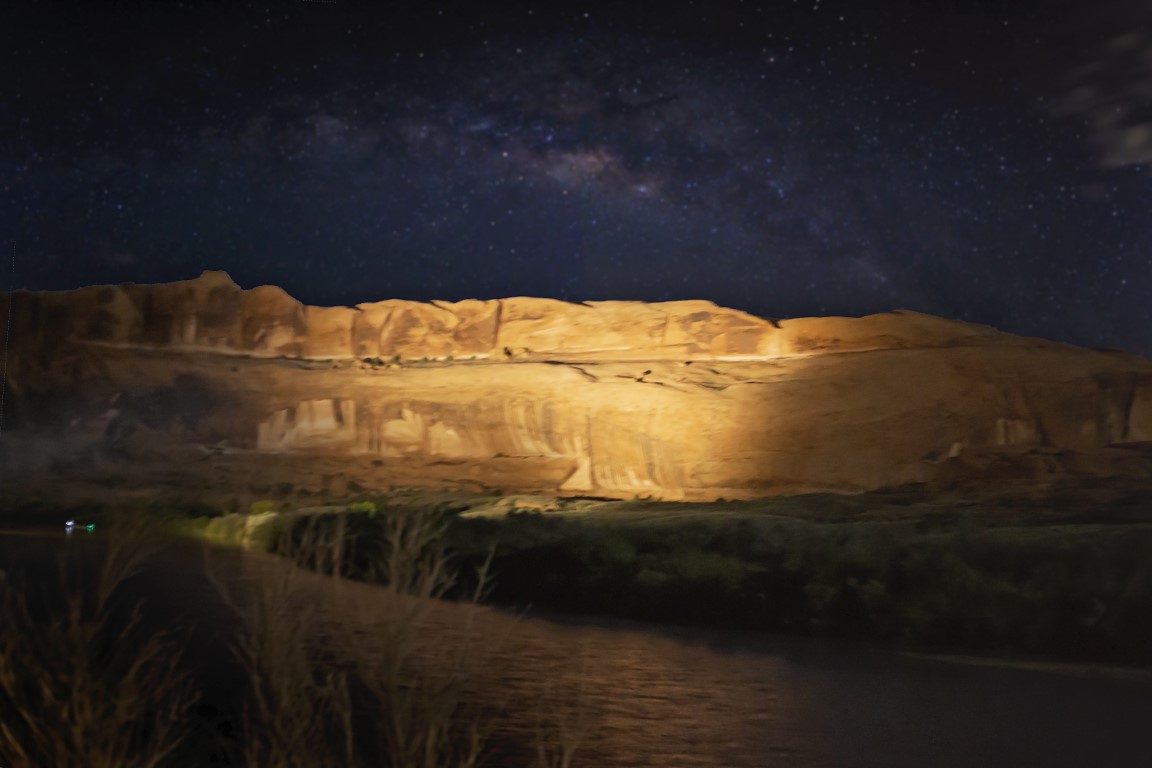 Lights on the Canyon walls